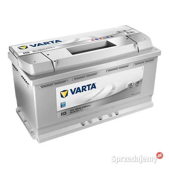 Akumulator VARTA Silver Dynamic H3 100Ah 830A P osobowe Akumulatory