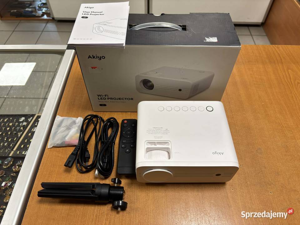 Projektor AKIYO O7 Biały Komplet warmińsko-mazurskie Elbląg