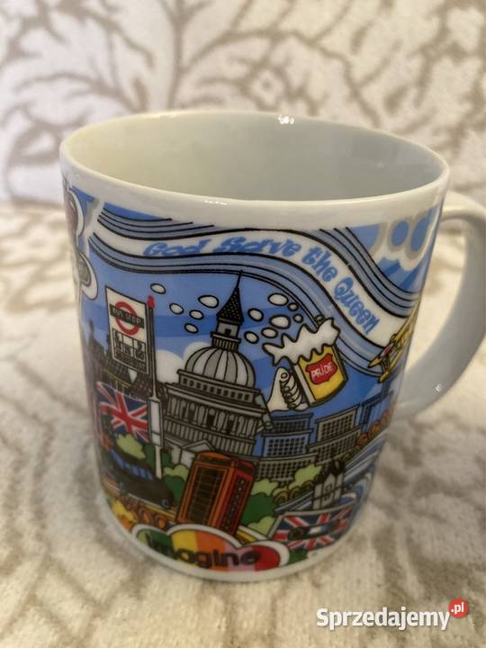 Kubki 2 Ceramiczne Ozdobne i Dekoracyjne wielokolorowy Czerwionka-Leszczyny