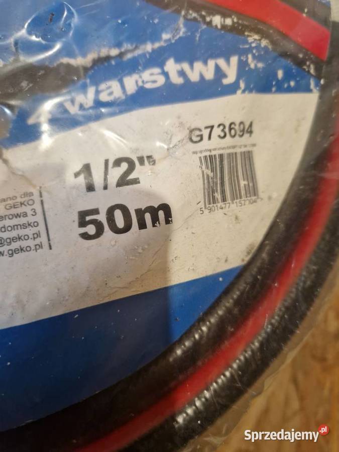 WĄŻ OGRODOWY 4WARSTWOWY 12 50m GEKO Głogowa