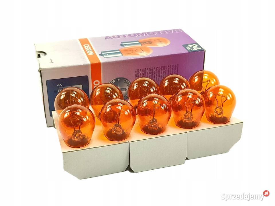 ŻARÓWKA KOMPLET 10 OSRAM 24V PY21W 21W BAU15S lubelskie