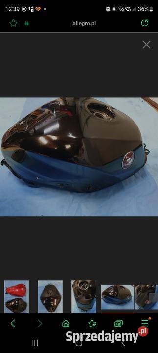 HONDA VFR 800 zbiornik bak wlew Nowy Tomyśl