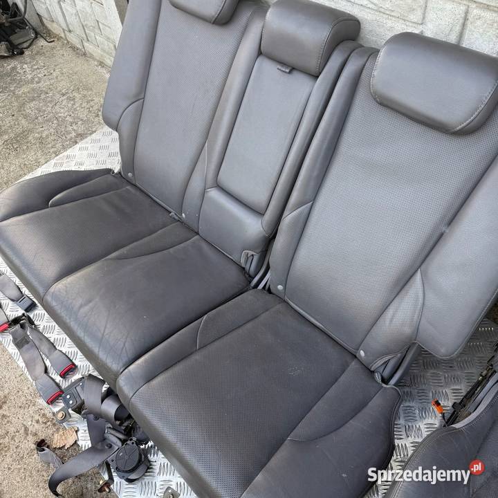 Fotele Kanapa Tył Skóra Pasy Tylne Komplet