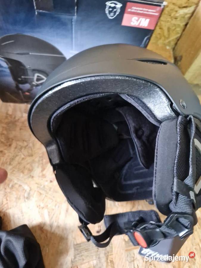Kask narciarski snowboardowy Crivit biały czarny