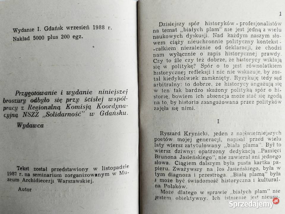 Publikacje A Michnikbiałe plamy L Moczulski
