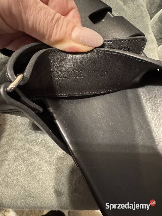 Klapki Hermes r41 265 unisex skóra naturalna Sandały i klapki