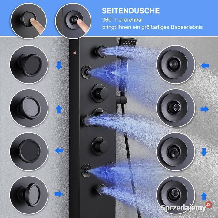 Panel prysznicowy LED KEOKBON KOB9088B Jadowniki