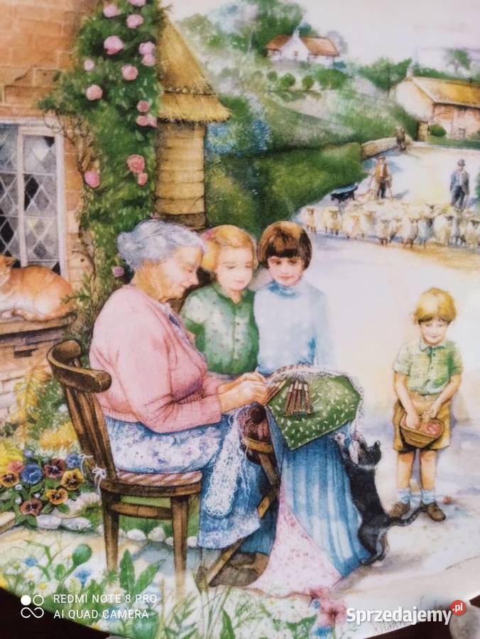 Kolekcjonerska Patera Royal Dulton Imitowała Porcelana i szkło Gdańsk