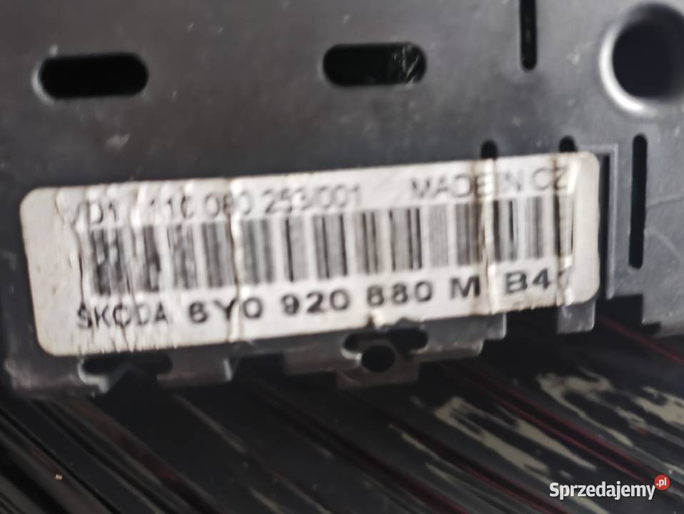 Licznik Skoda Fabia I 9908r 12 12V
