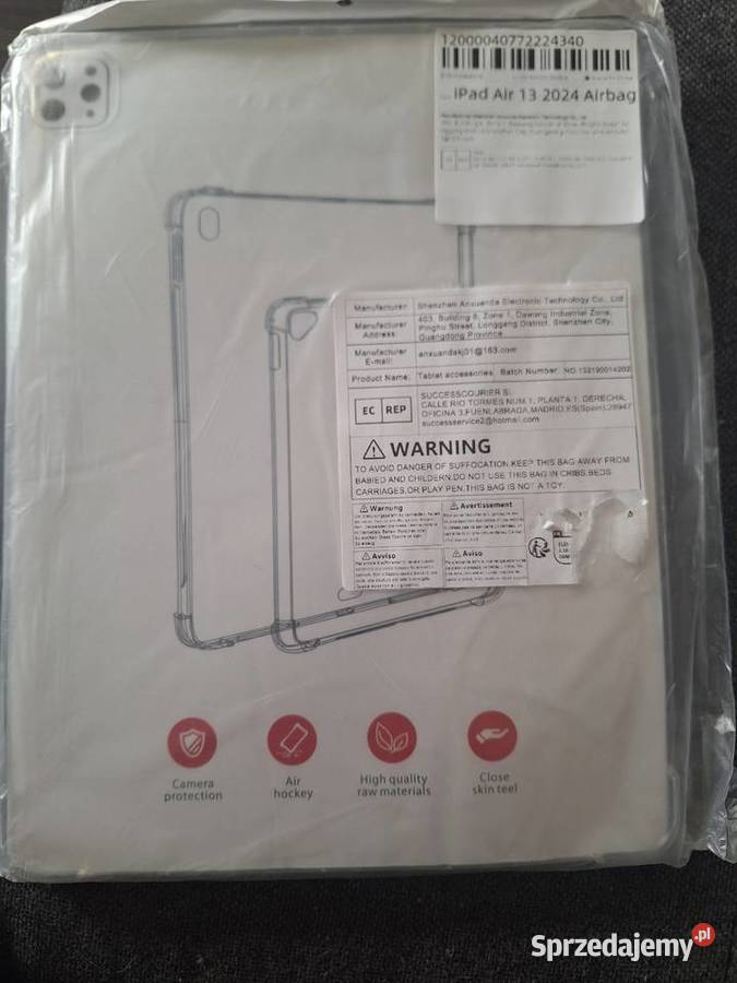 Etui ipad 13 2024 Airbag Nowe