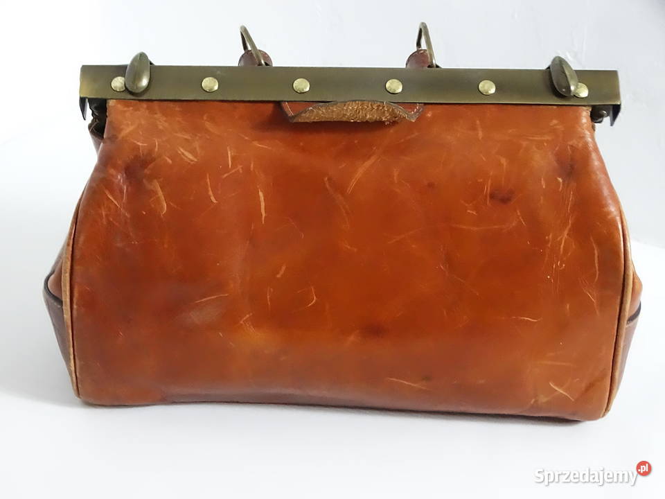 Skórzana torba lekarska Vintage EL CAMPERO Made Biłgoraj