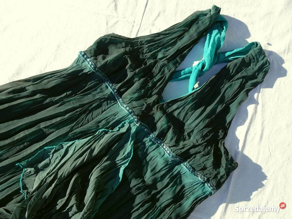 Zwiewna Elegancka sukienka wizytowa 38 40 Nowy Sącz sprzedam