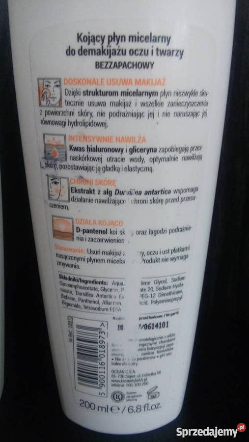 NOWY Płyn micelarny AA Cera wrażliwa 200 ml dolnośląskie