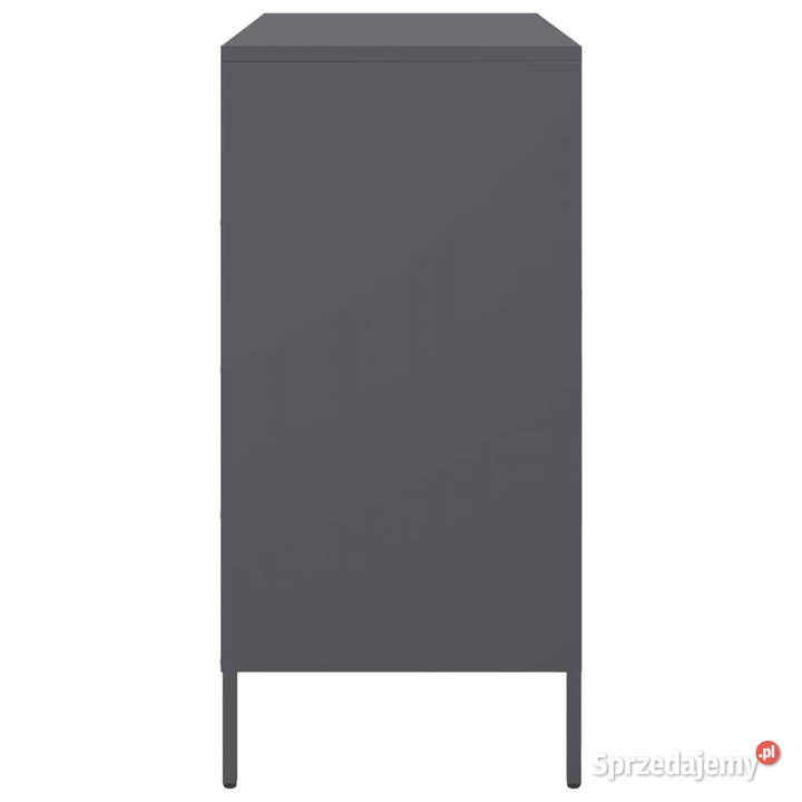 Szafka boczna antracytowa 68x39x79 stal WM842954 Warszawa
