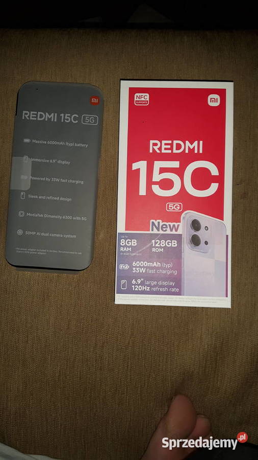 Xiaomi Redmi 15C 5G 4128 GB Nowy 680