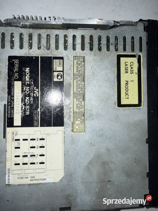 Radio CD JVC KDS7R Ostrów Wielkopolski