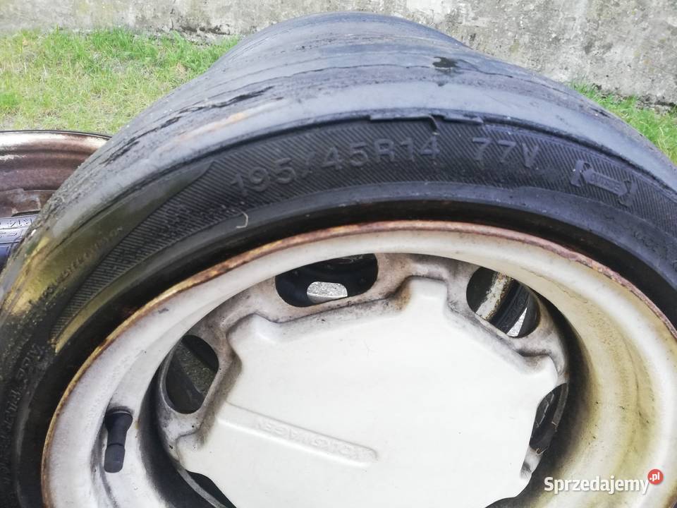 Volkswagen koła szeroka stal R14 4x100 golf II śląskie Jaworzno