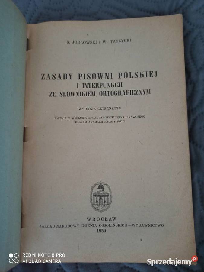ZASADY PISOWNI POLSKIEJ I INTERPUNKCJI mazowieckie Warszawa sprzedam