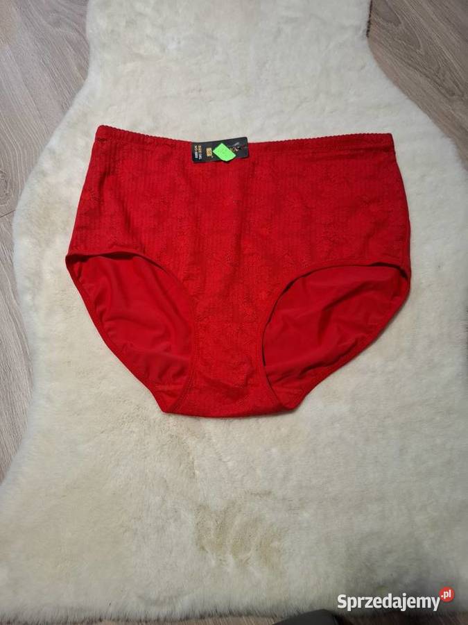Czerwone rozciągliwe majtki 3XL Kielce sprzedam