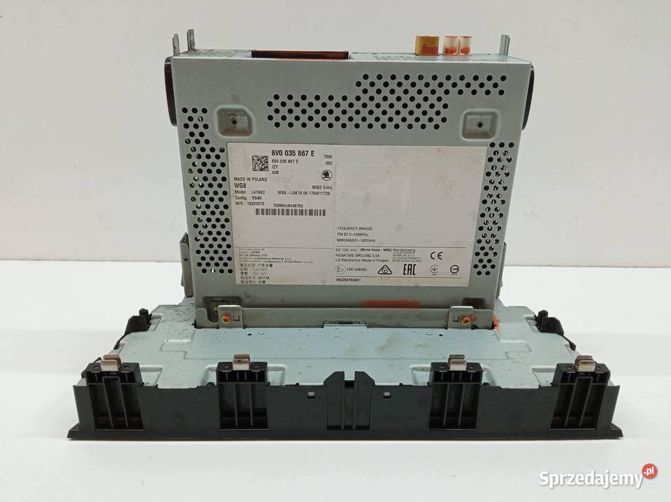 RADIO 6V0035867E Skoda Fabia III 2014 świętokrzyskie