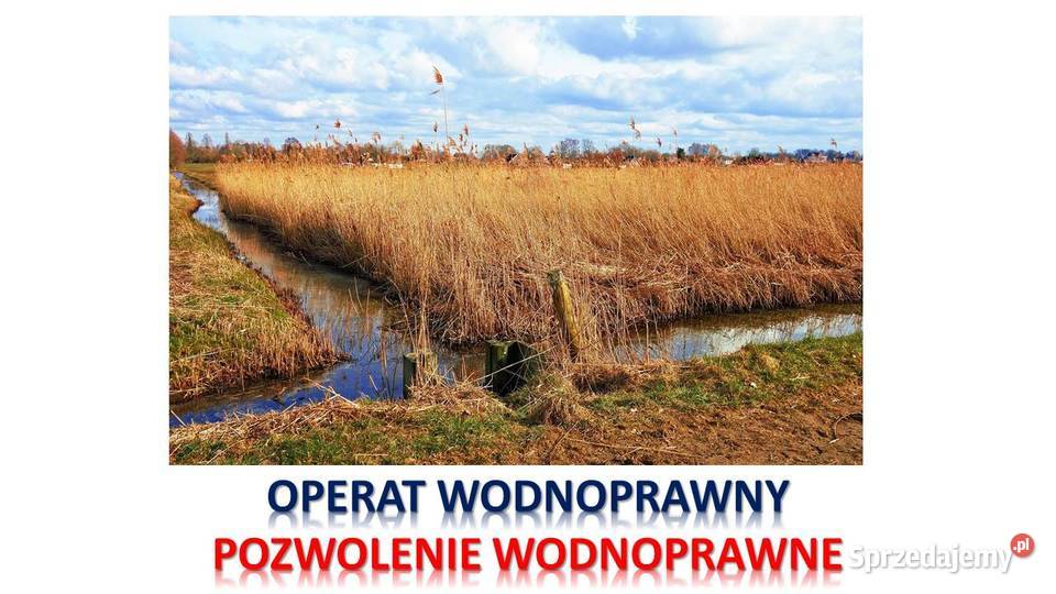 Operat wodnoprawny na odprowadzenie wody do rowy Wrocław