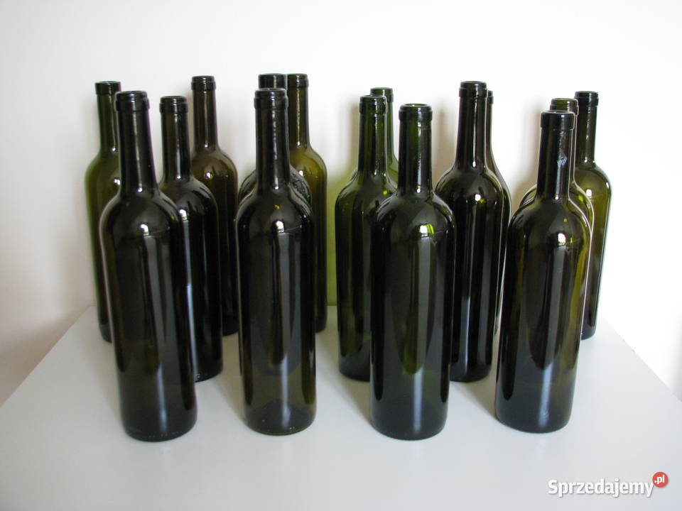 Butelki na domowe wino nalewki Brzegi