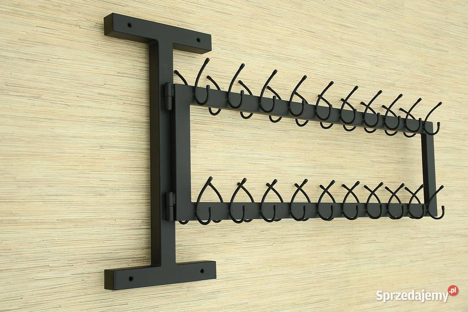 WIESZAK SKŁADANY NA ZAWIASACH DO SZATNI METALOWY Siepraw sprzedam