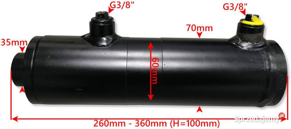 SIŁOWNIK HYDRAULICZNY SMTG 60x35 SKOK 100 2STR kujawsko-pomorskie