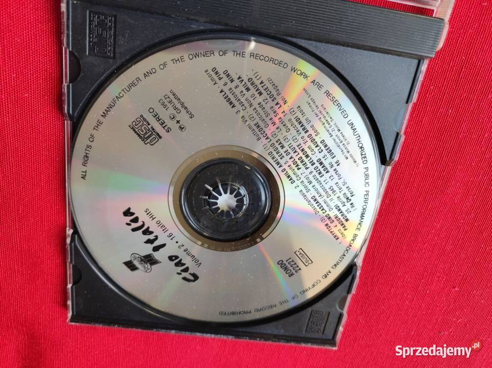 Ciao Italia Vol 2 16 Italo Hits płyta cd CD Kielce