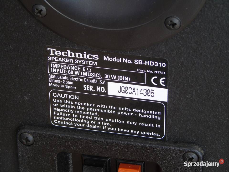 Kolumny Technics SBDH310 sprawne WYSYŁKA Jasło