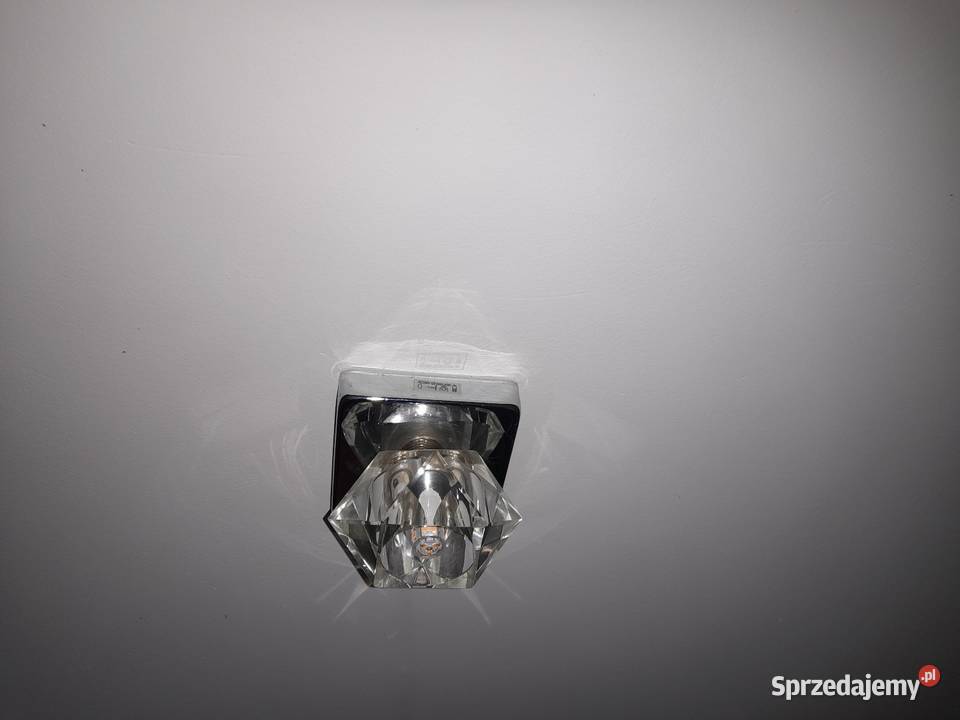 Lampy sufitowe wiszące kryształ 3 sztuki