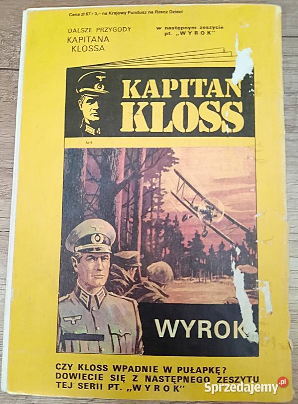 Kapitan Klos 8 Cafe Rose wydanie II 1986 r Ostrów Wielkopolski