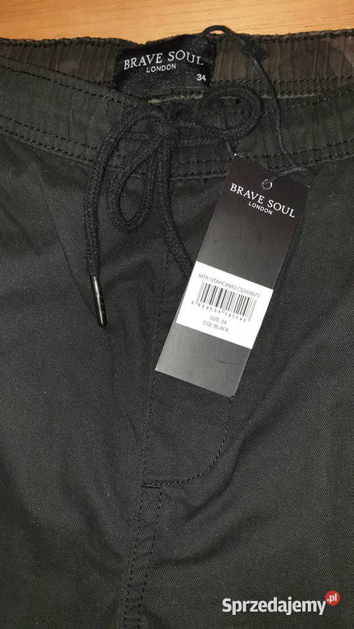 Brave Soul spodnie joggery bojówki M młodzieżowy