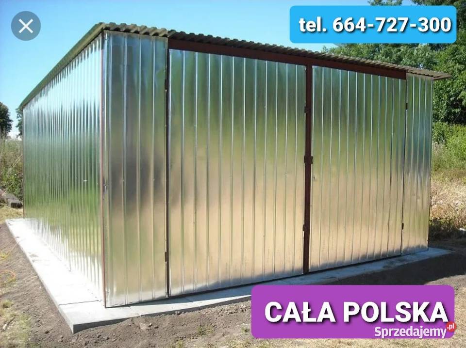 Garaż blaszany GARAŻE BLASZANE KRAJ SZYBKI Katowice