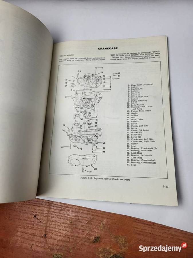 intrukcja serwisowa hareydavidson SSSX 175250