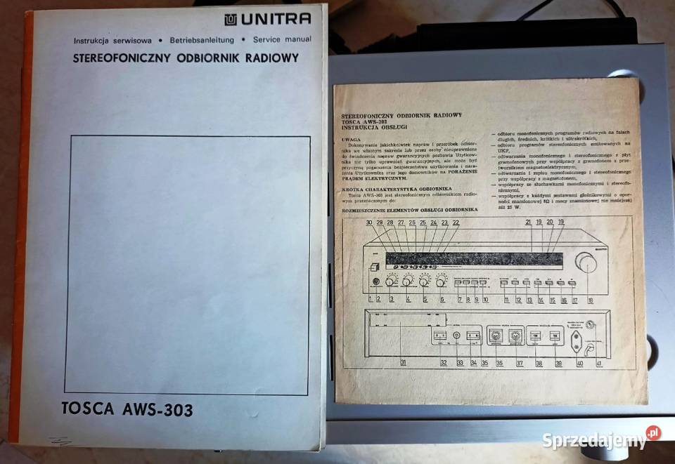 radio Tosca 303 88108MHz plus korektor graficzny