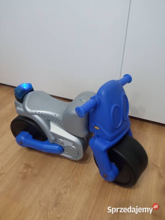 Motorek policyjny jeździk odpychacz sygnał śląskie Sosnowiec