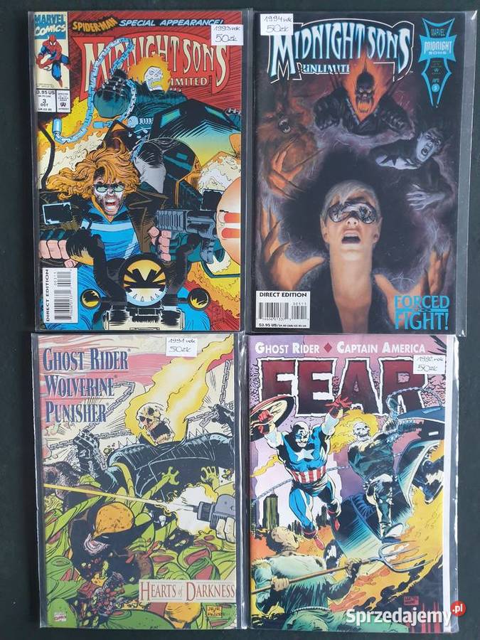Ghost Rider kolekcja 20 oryginalnych komiksów Amerykańskie Gdynia