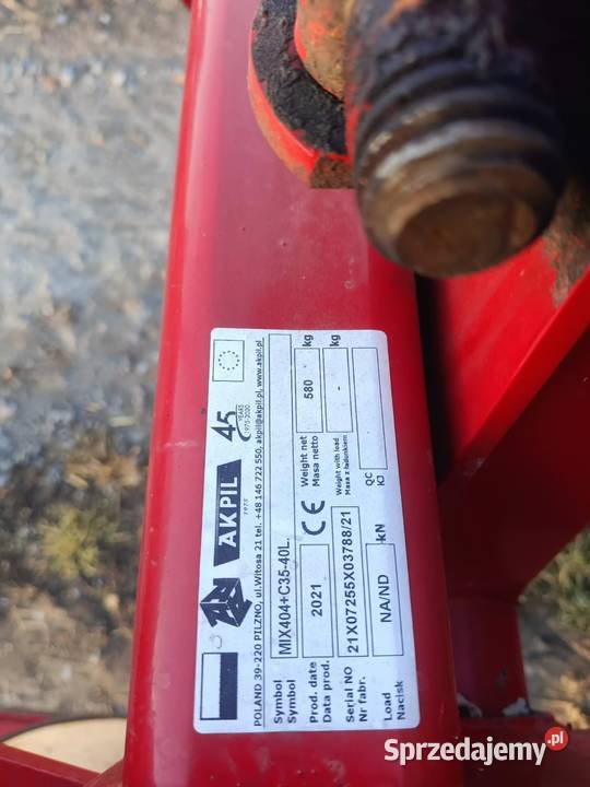 Pług zagonowy akpil mix 40