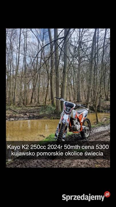 Sprzedam Kayo 250cc 50mth Polski Konopat