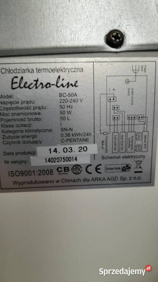 Chłodziarka tzw hotelowa w b stanie Warszawa