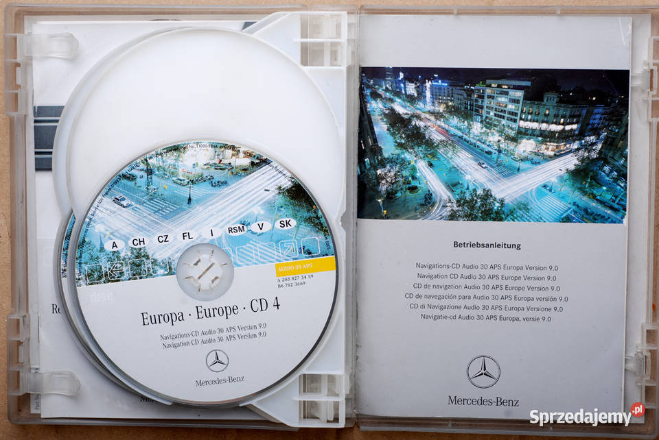Płyty DVD Mapa Nawigacja mercedes Barlinek sprzedam
