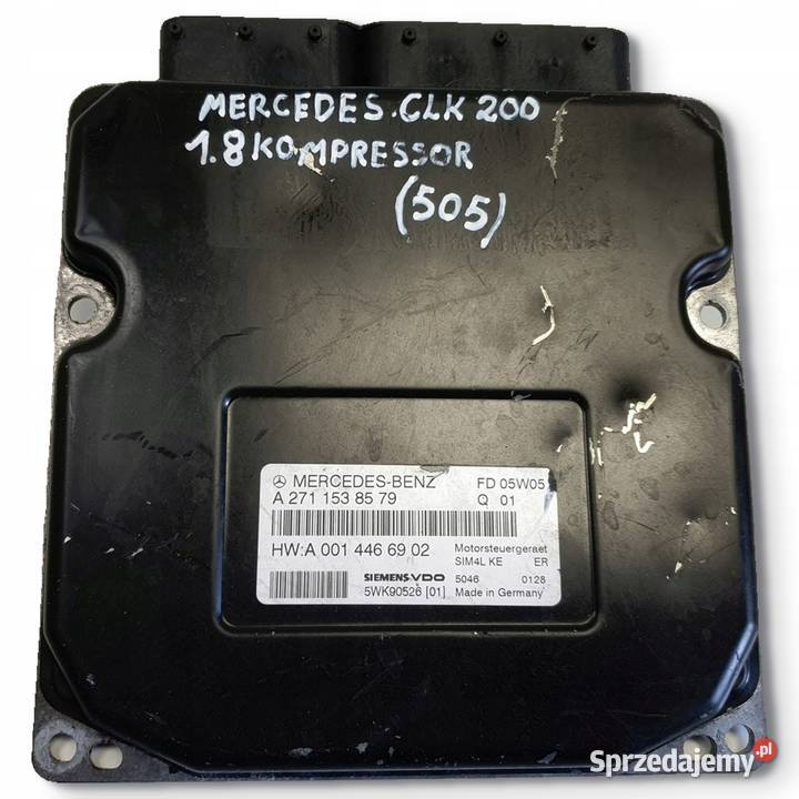 Mercedes W203 CLK W209 18 K STEROWNIK SILNIKA Komputery Chełm