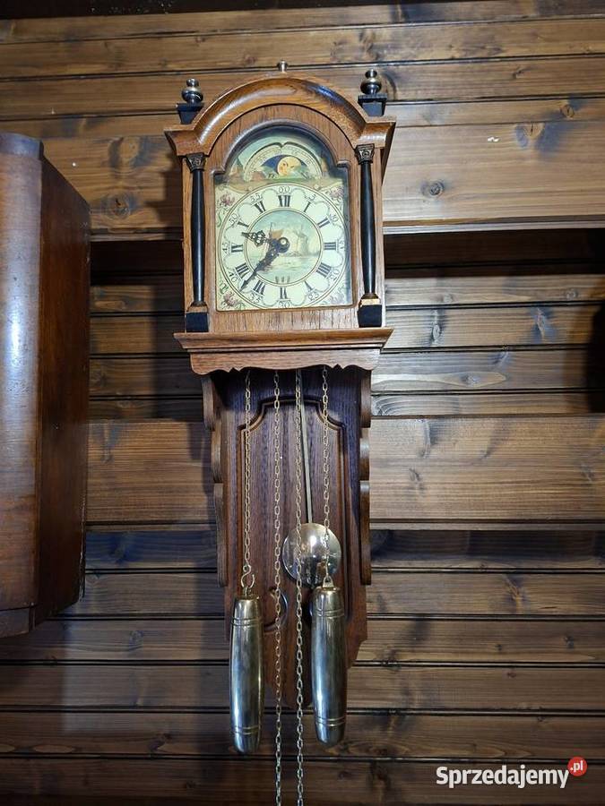 Wiszący zegar stary holenderski ścienny Rzeszów