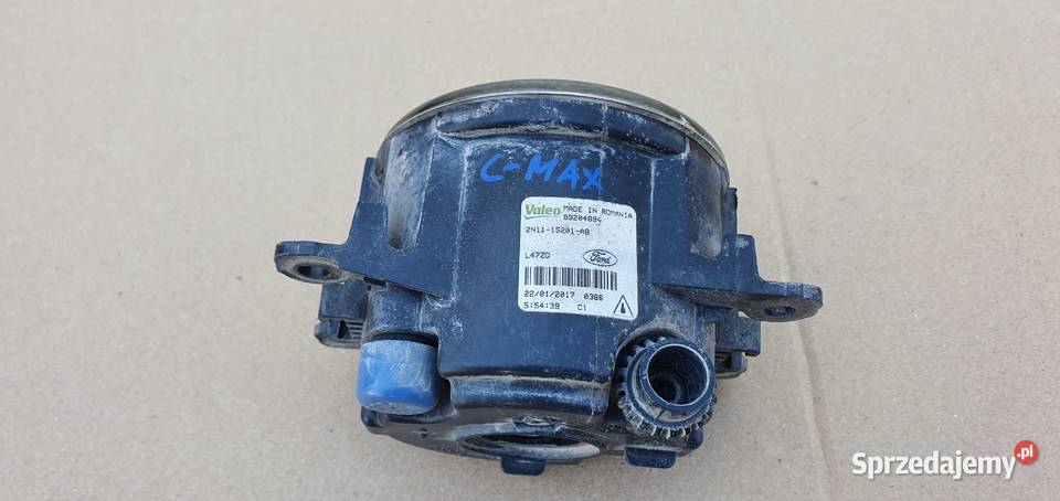 FORD FOKUS FIESTA CMAXHALOGEN PRAWY MOCOWANIE