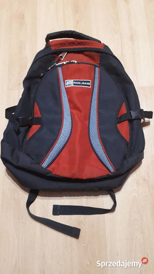 Torba szkolna czarnoczerwona Pako Jeans Rybnik
