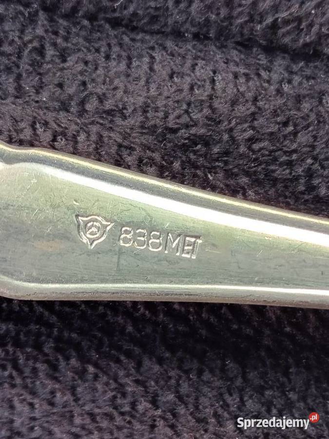 Stara posrebrzana łopatka do ciasta