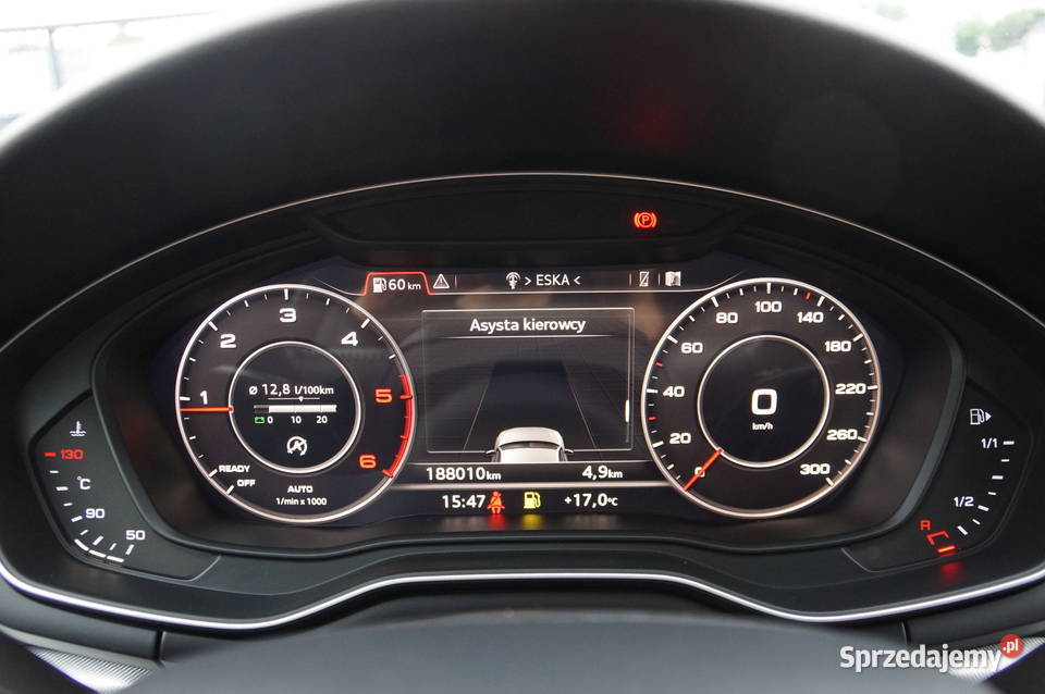 Audi A4 20 TDI CR 190 4x4 Virtual Navi Ambiente garażowany małopolskie Nowy Sącz sprzedam