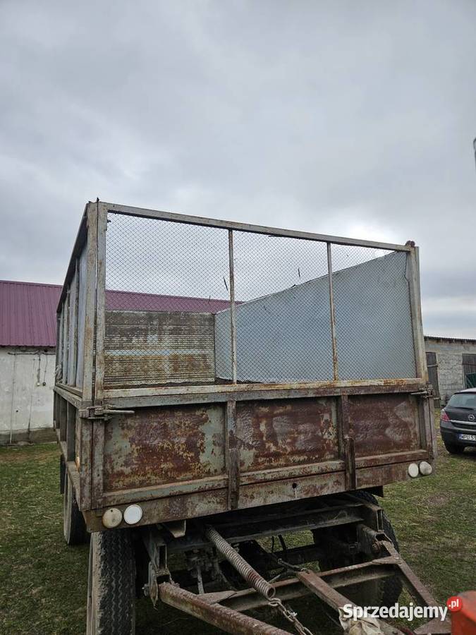 Zabudowa objętościowa przyczepa rolnicza D46D47 nieuszkodzony mazowieckie Świerkowo