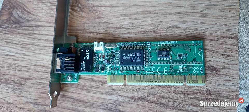 Karta sieciowa na PCI RTL 81 39d FastEthernet 100Mbit Gdańsk